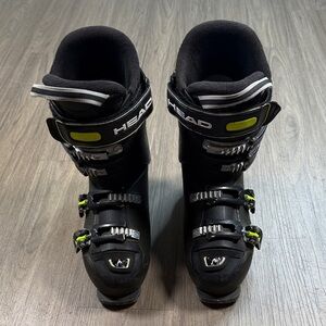 Head Black and Yellow Ski Boots
